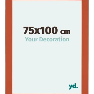Bilderrahmen 75x100 cm - Orange - MDF - Mura