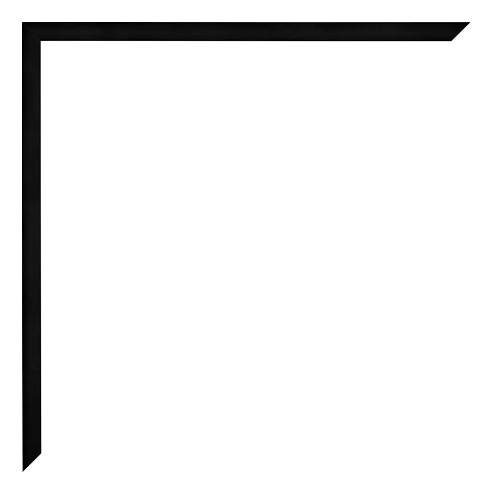 Bilderrahmen 75x100 cm - Schwarz Matt - Aluminium - Kent