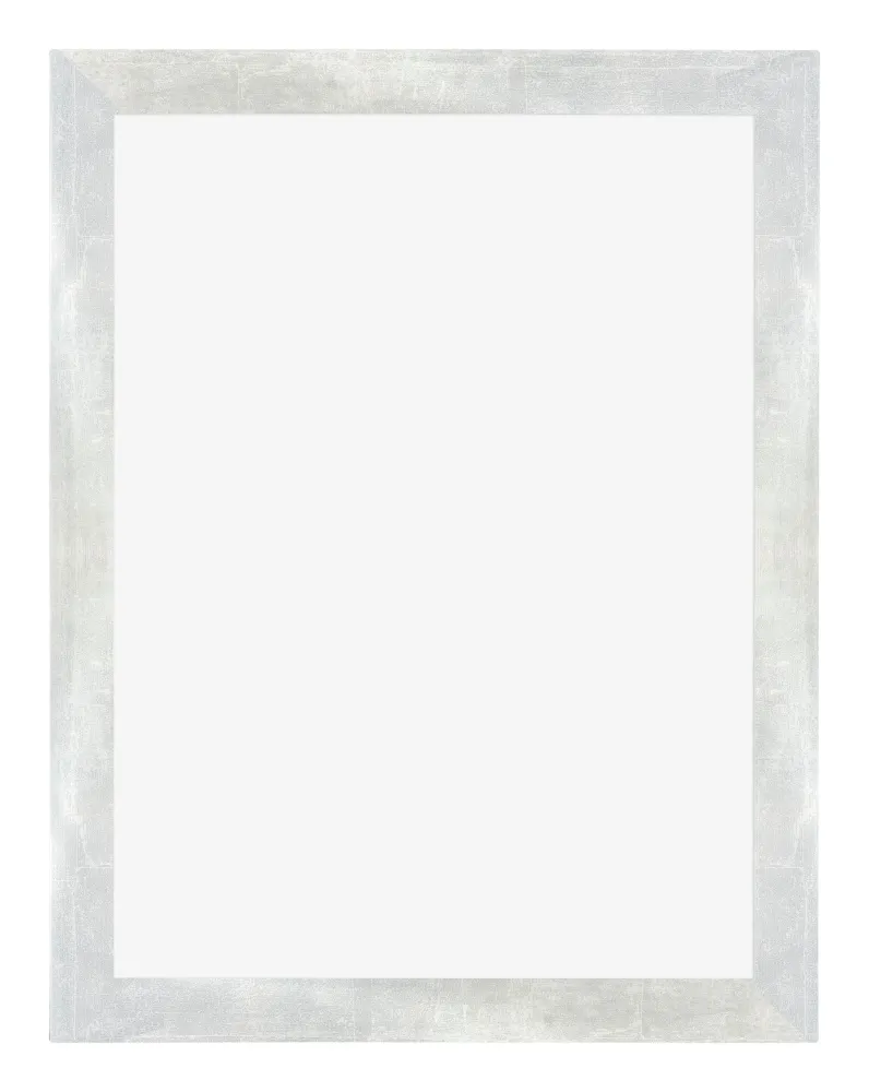 Bilderrahmen 75x100 cm - Silberglanz Vintage - MDF - Mura