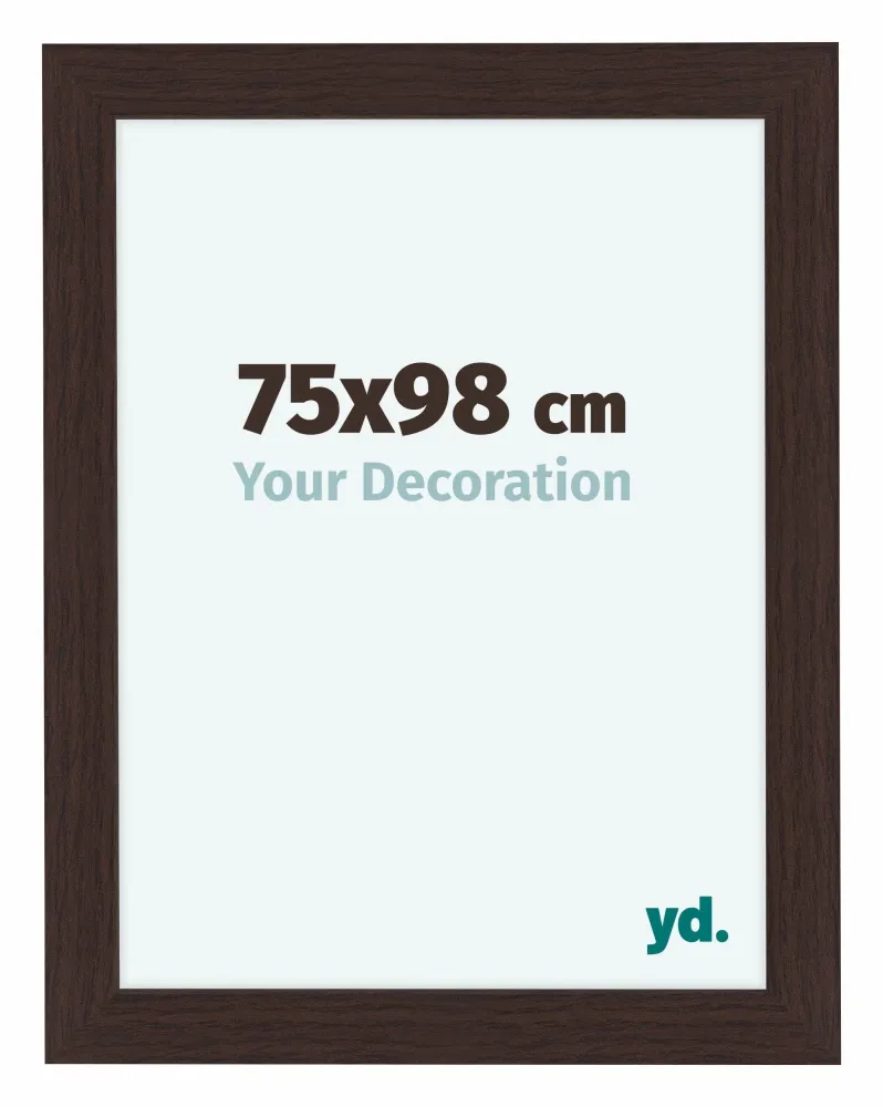 Bilderrahmen 75x98 cm - Eiche Dunkel - MDF - Como