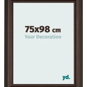 Bilderrahmen 75x98 cm - Eiche Dunkel - MDF - Lazio
