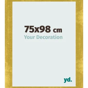 Bilderrahmen 75x98 cm - Gold Vintage - MDF - Pisa