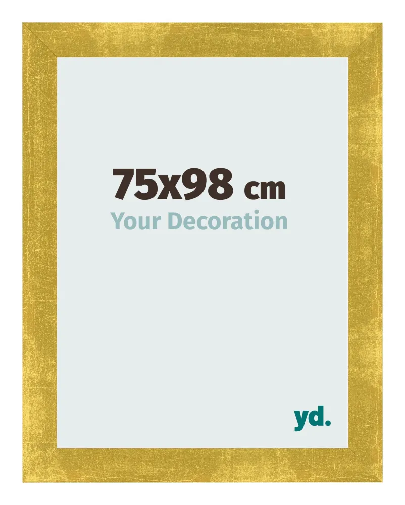 Bilderrahmen 75x98 cm - Gold Vintage - MDF - Pisa