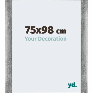 Bilderrahmen 75x98 cm - Grau Gewischt - MDF - Mura