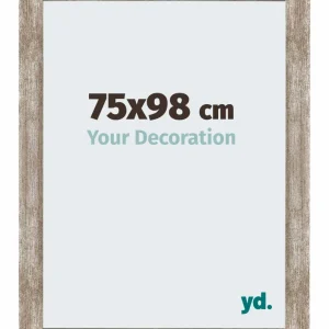 Bilderrahmen 75x98 cm - Metall Vintage - MDF - Mura