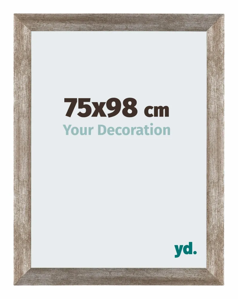 Bilderrahmen 75x98 cm - Metall Vintage - MDF - Mura