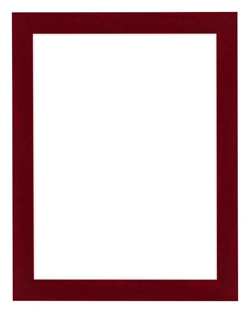Bilderrahmen 75x98 cm - Weinrot Gewischt - MDF - Como