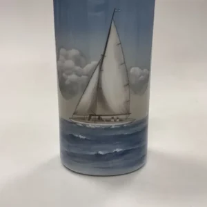 Bing og Grøndahl Art Nouveau Vase - Sejlbåd No. 450/5407