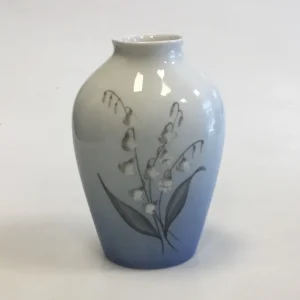Bing & Grondahl Vase Nr. 57/239 mit Maiglöckchen-Motiv
