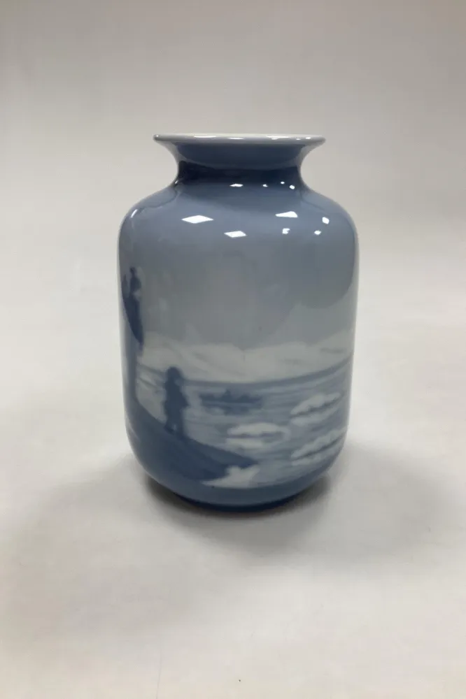 Bing und Grondahl Vase mit Motiv aus Grönland Nr. 719/5463