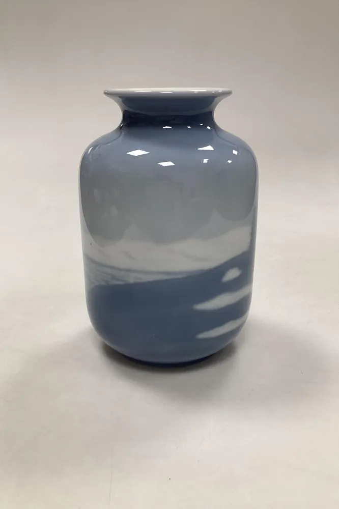 Bing und Grondahl Vase mit Motiv aus Grönland Nr. 719/5463