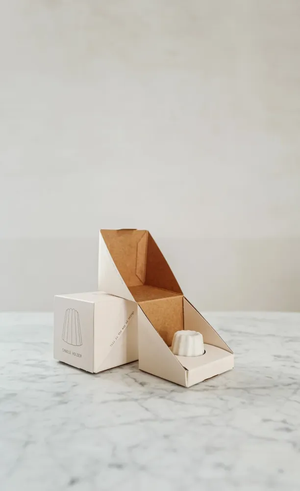 Candle Holder "Mini Porcelain" Matt White