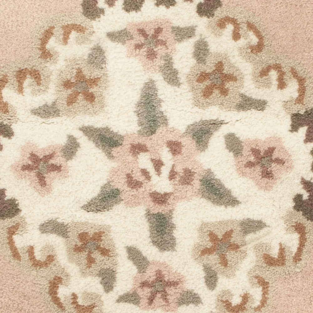 China Teppich rund - 120 x 120 cm - mehrfarbig