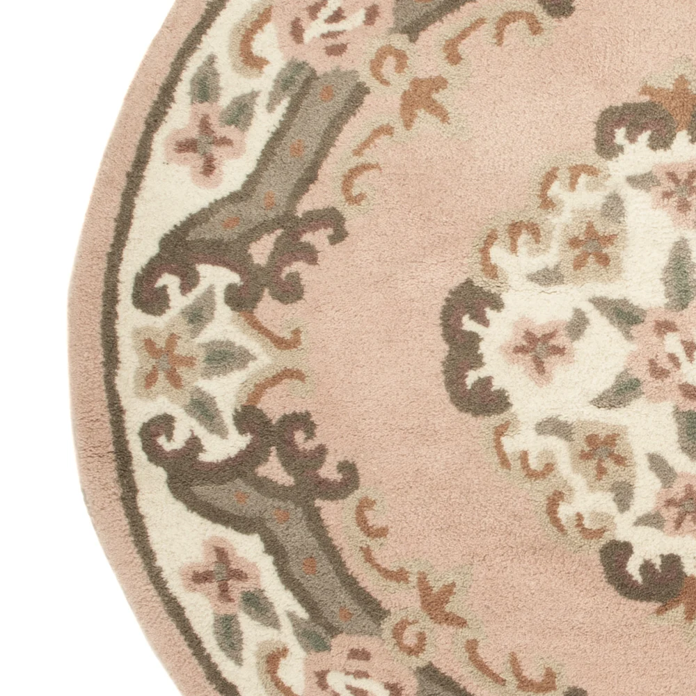 China Teppich rund - 120 x 120 cm - mehrfarbig