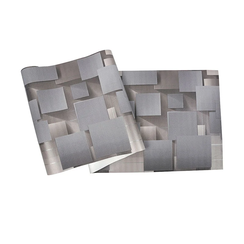 3D-Druck-Würfel-Wandverkleidung für die Dekoration von Besprechungsräumen, nordische Tapetenrolle, 33' x 20,5" Clearhalo