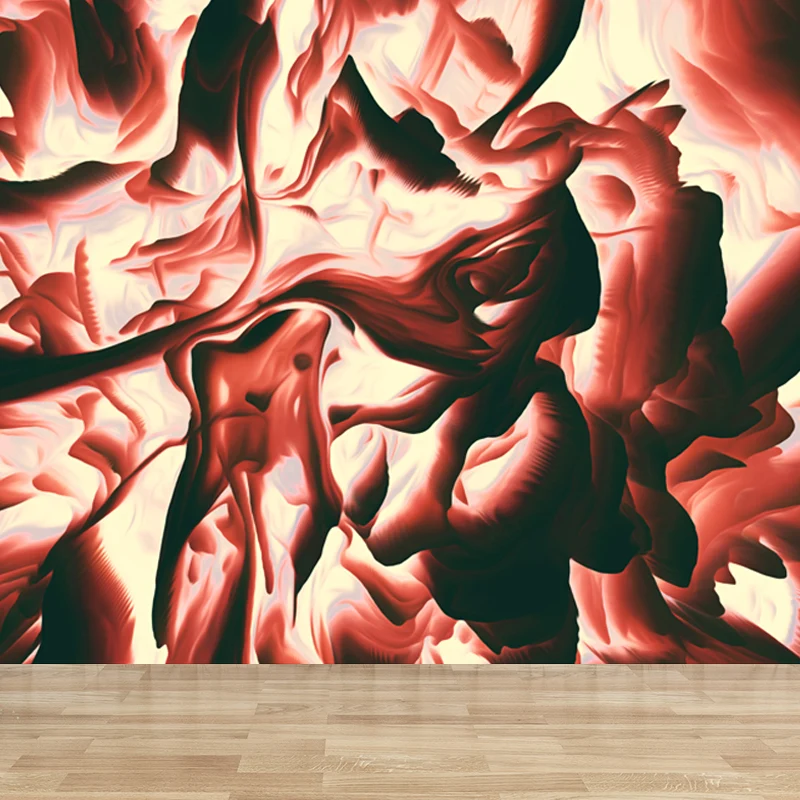 3D-Wolken-Abstraktes Muster-Wandbild, modernes, wasserdichtes Wohnzimmer-Wanddekor, individuelle Größe Clearhalo