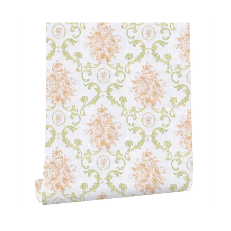 Amerikanische elegante Landschaftsblüten-Tapete im Harlekin-Design, selbstklebende Wanddekoration, 17,5 Zoll x 19,5 Fuß Cl...