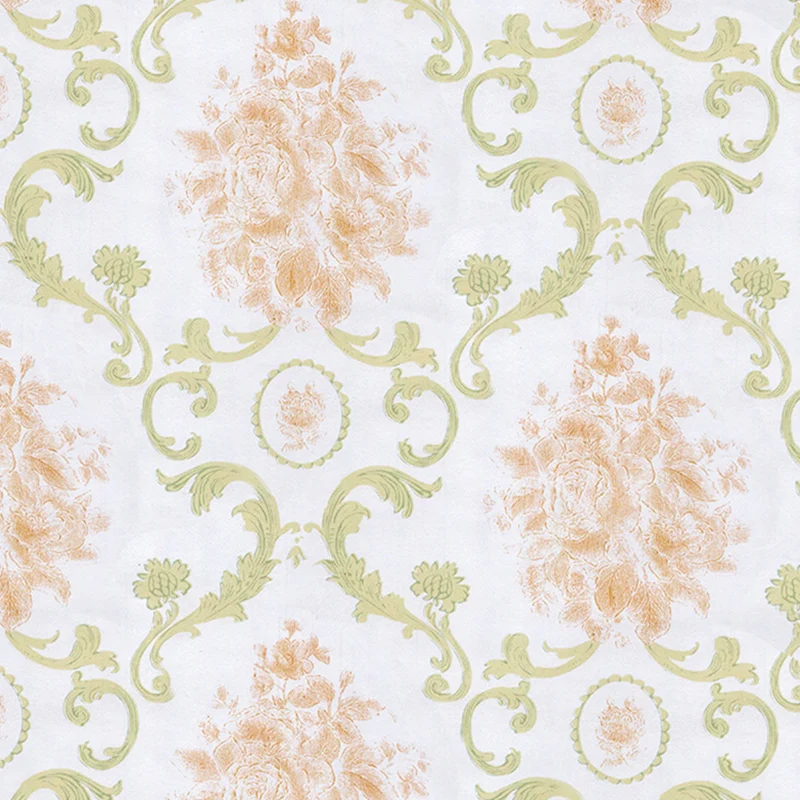 Amerikanische elegante Landschaftsblüten-Tapete im Harlekin-Design, selbstklebende Wanddekoration, 17,5 Zoll x 19,5 Fuß Cl...