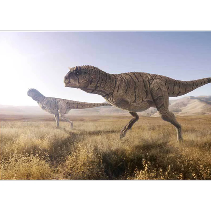 Brauner Neuheitsteppich aus Polyester mit Dinosauriermuster, waschbarer, rutschfester Teppich für das Wohnzimmer Clearhalo