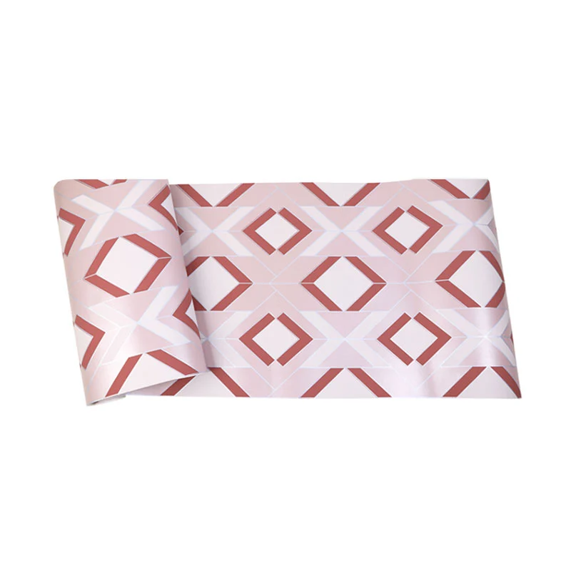 Bunte Harlekin-Tapetenrolle für Gästezimmer, nordische Wandverkleidung, 20,5" B x 33' L Clearhalo