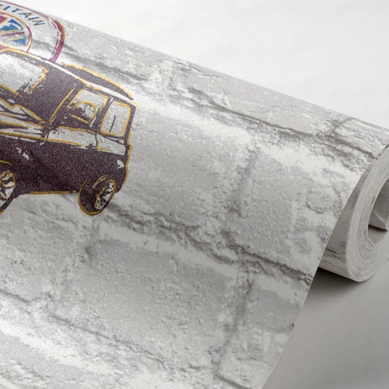 Cartoon Big Ben Tapetenrolle, Vlies-Wanddekoration für Kinderzimmer, 20,5" B x 33' L Clearhalo