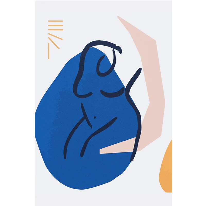 Dekorativer moderner Teppich, mehrfarbig, Picasso, abstrakte Figur, Kunstteppich, waschbar, haustierfreundlich, rutschfest...