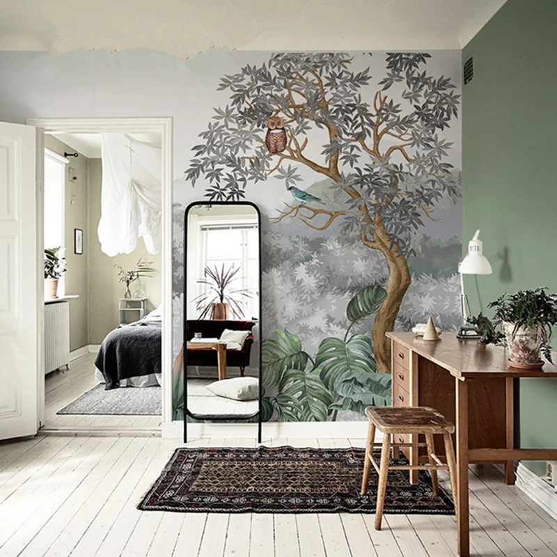 Dekoratives Wildwald-Wandbild personalisierter Größe für Zoo und Freizeitpark Clearhalo