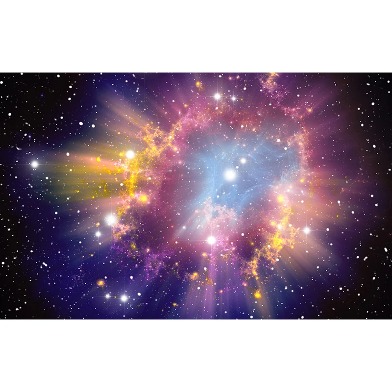 Dunkle Farbe Schwarzes Loch Wandtattoo Universum Zeitgenössische schmutzabweisende Wanddekoration Clearhalo
