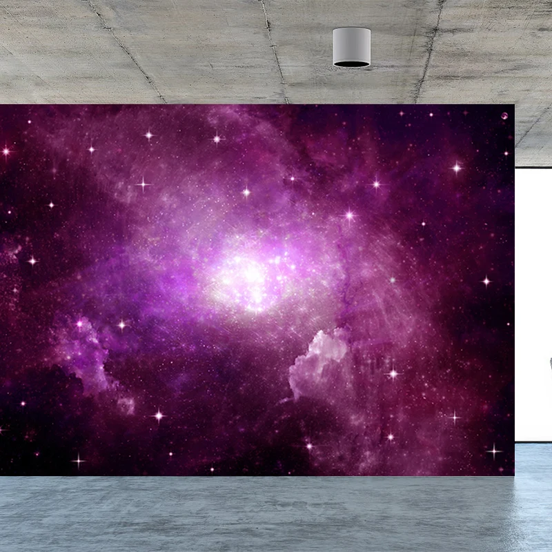 Dunkle Farbe Schwarzes Loch Wandtattoo Universum Zeitgenössische schmutzabweisende Wanddekoration Clearhalo