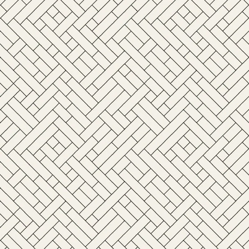 Einfache, geometrisch verwobene Wandbilder, schwarz-weiße, schmutzabweisende Wandkunst für das Wohnzimmer Clearhalo