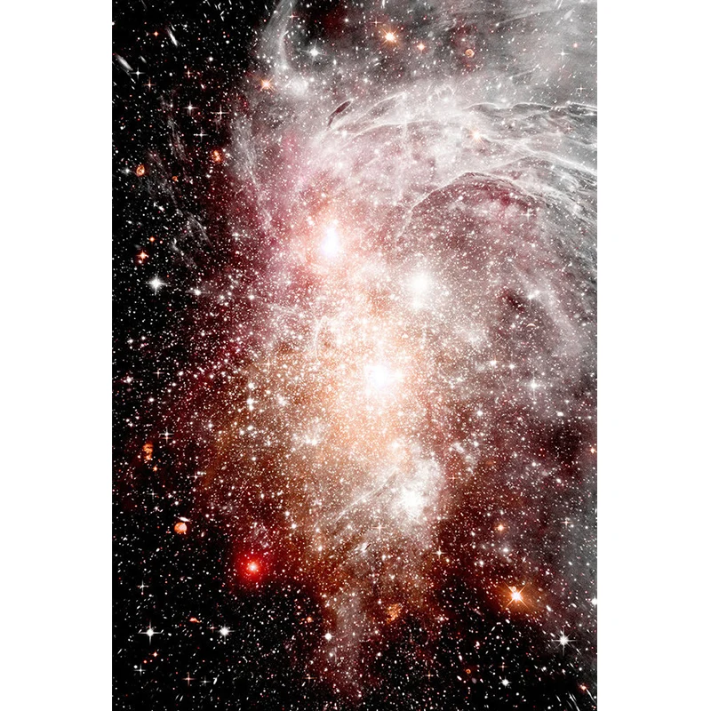 Einfacher Nebel-Wandaufkleber für die Deckendekoration, individuell bedruckte Wandkunst Rot und Weiß Clearhalo