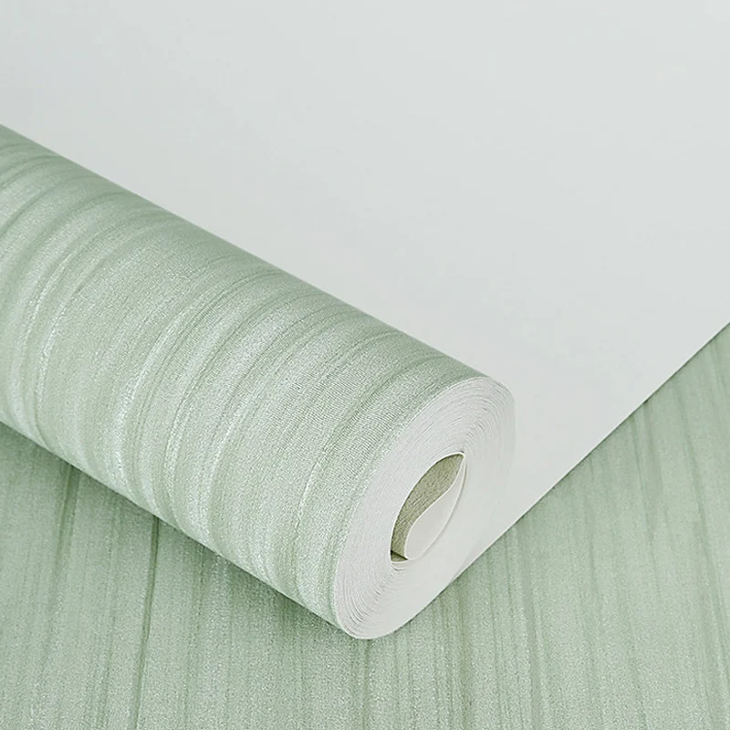 Einfarbige zeitgenössische Tapete, 33 Fuß L x 20,5 Zoll B, gestreifte Wandverkleidung für Schlafzimmer Clearhalo