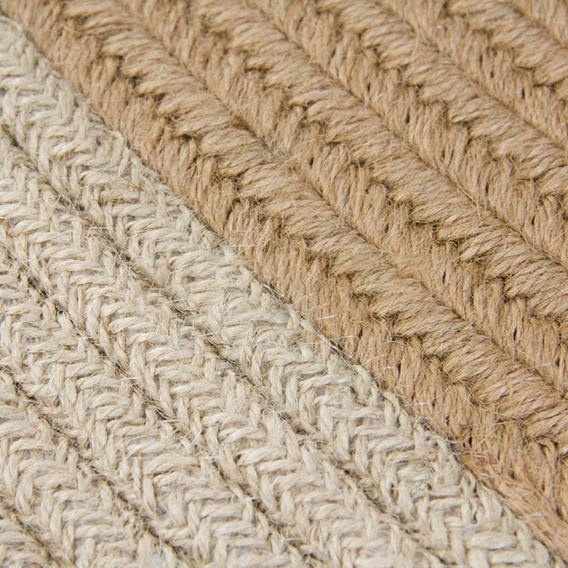Einfarbiger Countryside-Teppich, brauner Sisal-Teppich, rutschfeste Rückseite, waschbarer, haustierfreundlicher Teppich fü...
