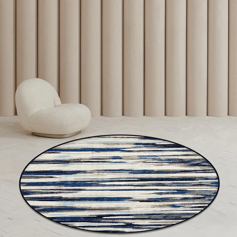 Einzigartiger mehrfarbiger modernistischer Teppich, abstrakter Polyester-Teppich, waschbarer, haustierfreundlicher, rutsch...