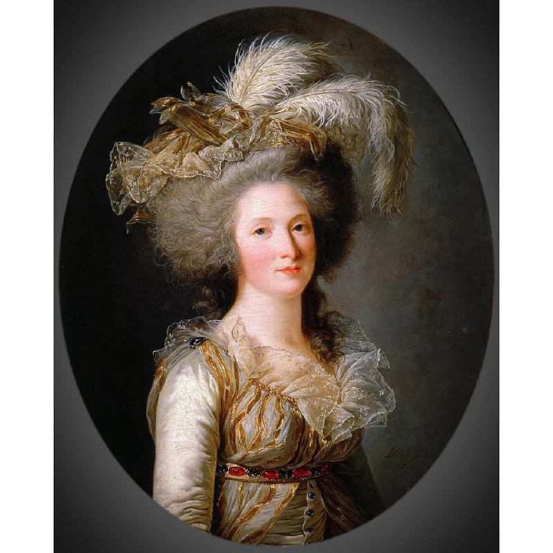 Elisabeth De France Portrait Murals Glatte Wandverkleidung aus der viktorianischen Zeit für Ihr Zuhause Clearhalo