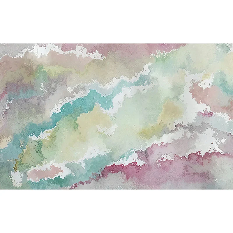 Extra großes minimalistisches Wandbild blauer und rosa Ombre-Wandkunst, personalisierte Größe verfügbar Clearhalo