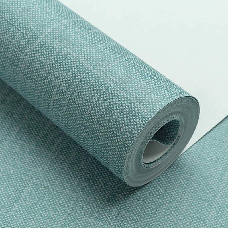 Fleckenabweisende Wandverkleidung, nicht verkleisterte, strukturierte Leinen-Vliestapete heller Farbe Clearhalo