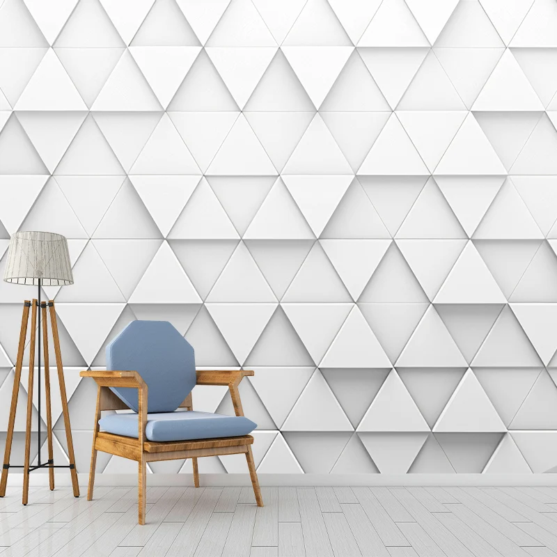 Fotografie 3D-Dreieck-Wandbild, extra große Wandkunst für Bürozimmer, individuelle Größe erhältlich Clearhalo
