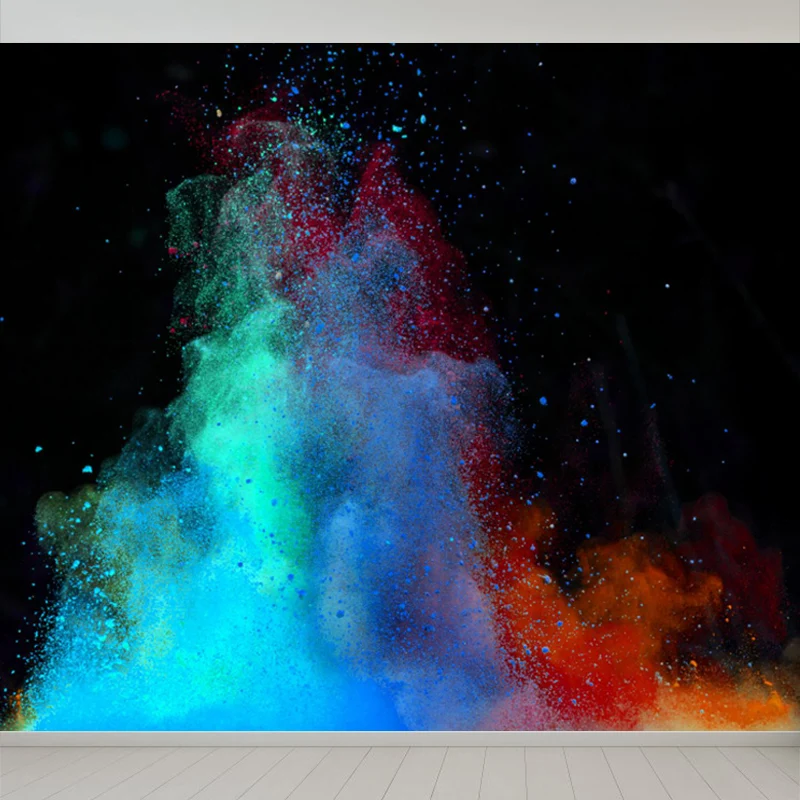 Fotografie Abstrakter Burst-Druck Wandaufkleber Große Wandkunst für Wohnzimmer, maßgeschneidert Clearhalo