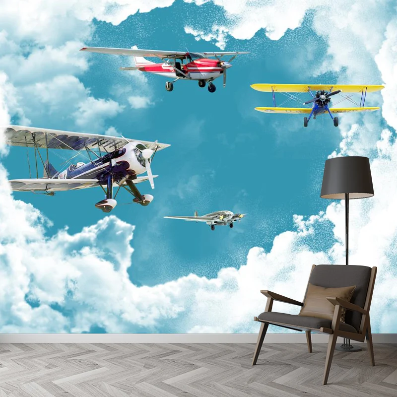 Fotografie-Doppeldecker-Wandpapier-Wandbilder, ganze Wandverkleidung für Schlafzimmer-Dekor, individuelle Größe Clearhalo