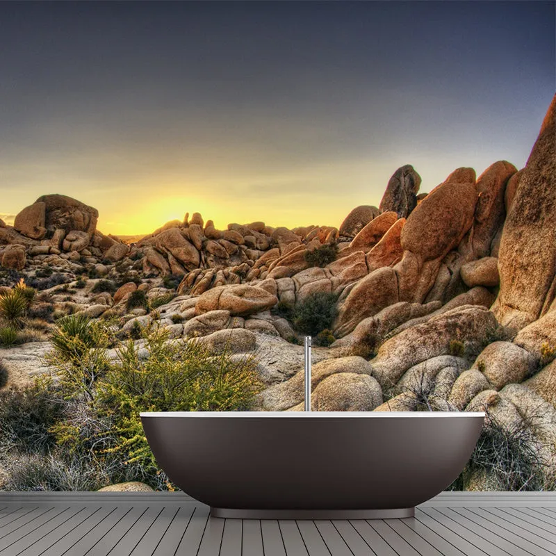 Fotografie-Felsen-Wandbild für Wohnzimmer, braun, personalisierte Größe erhältlich Clearhalo