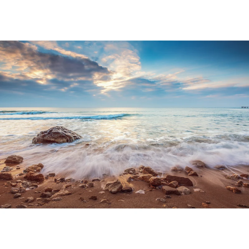 Fotografie-Wandbild „Rising Tide“ für Akzentwand, blaubraun, individuelle Größe erhältlich Clearhalo