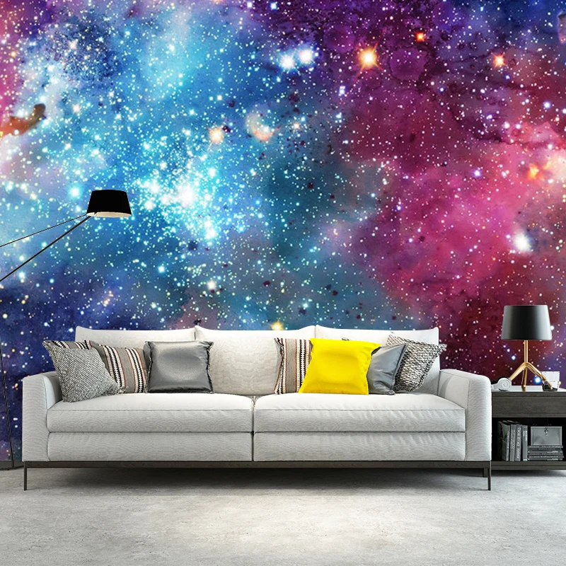 Galaxy-Wandbild, feuchtigkeitsbeständiger Wandbelag für die Wohnzimmerdekoration Clearhalo