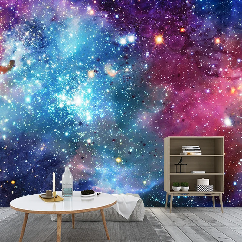 Galaxy-Wandbild, feuchtigkeitsbeständiger Wandbelag für die Wohnzimmerdekoration Clearhalo