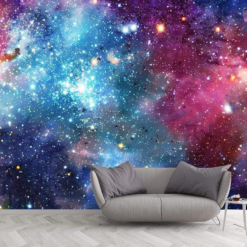 Galaxy-Wandbild, feuchtigkeitsbeständiger Wandbelag für die Wohnzimmerdekoration Clearhalo