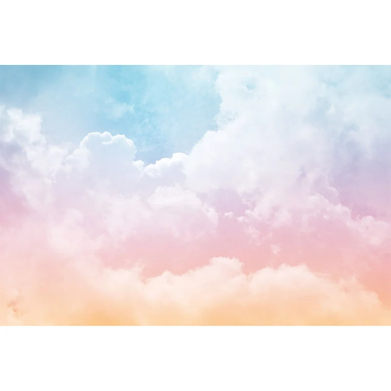 Ganzes Wandbild für Kinderzimmer, Himmel und Wolken, helle Farbe für die Inneneinrichtung Clearhalo