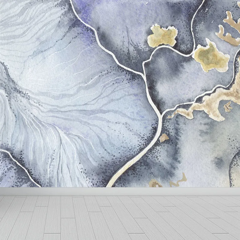 Grafische Wandtapete sanften Farben, abstrakte, moderne, schmutzabweisende Wandverkleidung für die Küche Clearhalo