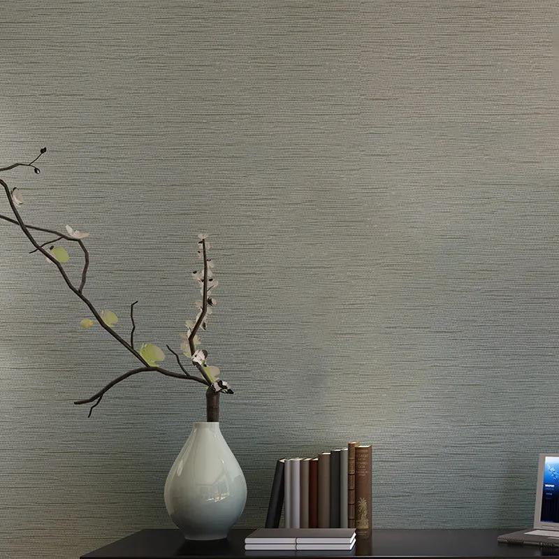 Grasgewebte, nicht beklebte Wandverkleidung, 33 Fuß x 20,5 Zoll, Morandi-Farbe Clearhalo