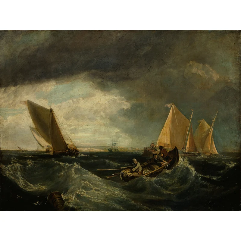 Große klassische Tapetenwandbilder Brown Sheerness und die Isle Sheppey-Malerei-Wandkunst, maßgeschneidert Clearhalo