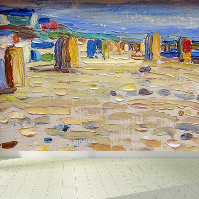 Großes abstraktes Kunstwerk von Kandinsky, wasserabweisendes modernes Wohnzimmer-Wanddekor Clearhalo